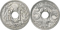 Frankreich 5 Centimes Lindauer, Paris, Kupfer-Nickel, UNZ, Gadoury:170 -