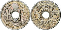 Frankreich 5 Centimes Lindauer, Paris, Kupfer-Nickel, UNZ, Gadoury:170 -