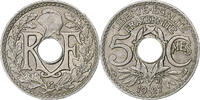 Frankreich 5 Centimes Lindauer, Kupfer-Nickel, SS+, Gadoury:170, KM:875 -