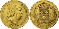 Frankreich 40 Francs 1818 W Louis XVIII, Lille, Gold, SS, Le Franc:F.542