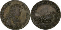 Frankreich betaalpenning 1677 Louis XIV, Maison du Roi, Aliénation des Domaines SS