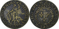 Frankreich betaalpenning Henri III, Chambre des Comptes du Roi, Messing -