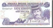 BRUNEI 1 Ringgit Geldschein, Undated, KM:13a, UNZ -