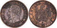 Frankreich Centime Münze, Napoleon III, Napoléon III, Strasbourg, SS -