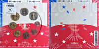 Frankreich 1 Cent to 2 Euro Monnaie de Paris, Paris, BU, STGL -