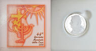 Vatikan 5 Euro Münze, Journée mondiale de la Paix, Roma, Proof, STGL -