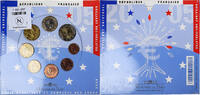 Frankreich 1 Cent to 2 Euro euro set, Monnaie de Paris, BU, STGL -