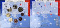Frankreich 1 Cent to 2 Euro euro set, Monnaie de Paris, BU, STGL -