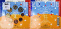 Frankreich 1 Cent to 2 Euro euro set, Monnaie de Paris, BU, STGL -