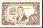 Spanien 100 Pesetas Geldschein, 1953-04-07, KM:145a, S -