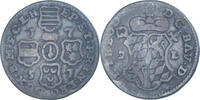 LIEGE 2 Liards Münze, John Theodore, Liege, S+, Kupfer, KM:158 -