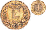 Dänemark Skilling Rigsmont Münze, Frederik VII, Copenhagen, SS+ -
