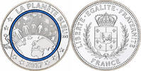 Frankreich Medaille La Planète Bleue, STGL, Silber -