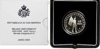 San Marino 10 Euro Rome, Milizia Uniformata, STGL, Silber -
