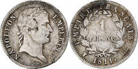 Frankreich Franc Münze, Napoléon I, Strasbourg, S, Silber, KM:692.3 -
