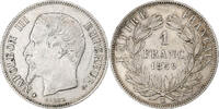 Frankreich Franc Münze, Napoleon III, Napoléon III, Strasbourg, SS -