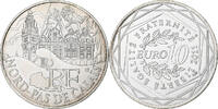 Frankreich 10 Euro Nord-Pas de Calais, Paris, UNZ+, Silber, KM:1880 -