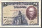 Spanien 25 Pesetas Geldschein, 1928-08-15, KM:74b, SS -
