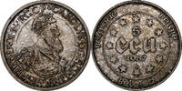 Belgien 5 Ecu Silber, VZ+, KM:166 -