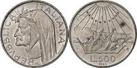 Italien 500 Lire Münze, Rome, VZ+, Silber, KM:100 -