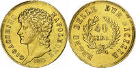 Italien Staaten 40 Lire 1813 NAPLES, Joachim Murat, Gold, SS, KM:266