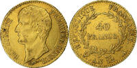 Frankreich 40 Francs An 12 Paris Münze, Napoleon I, Paris, SS, Gold, Gadoury:1080