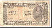 Jugoslawien 10 Dinara Geldschein, Undated, KM:50a, S -