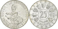 Österreich 25 Schilling Silber, VZ+, KM:2893 -