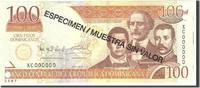 Dominican Republic 100 Pesos Dominicanos Geldschein, Undated, KM:184s -