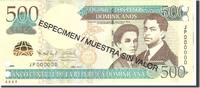 Dominican Republic 500 Pesos Dominicanos Geldschein, Undated, KM:185s -