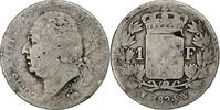 Frankreich Franc Louis XVIII, Louis XVIII, Lille, Silber, SGE -