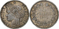 Frankreich 5 Francs Cérès, Paris, Silber, S+, Gadoury:742, KM:818.1 -