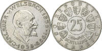 Österreich 25 Schilling Silber, SS, KM:2884 -