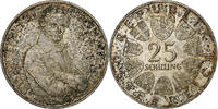 Österreich 25 Schilling Silber, SS+, KM:2899 -