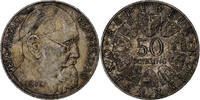 Österreich 50 Schilling Silber, SS+, KM:2909 -