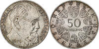 Österreich 50 Schilling Silber, VZ, KM:2909 -