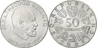 Österreich 50 Schilling Silber, UNZ, KM:2913 -