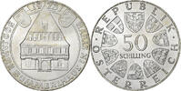 Österreich 50 Schilling Silber, UNZ, KM:2916 -