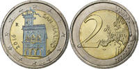 San Marino 2 Euro Iridescent, Rome, Bi-Metallic, UNZ -