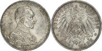 Deutsch Staaten 3 Mark PRUSSIA, Wilhelm II, Berlin, Silber, VZ, KM:535 -