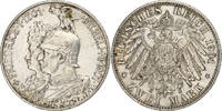 Deutsch Staaten 2 Mark PRUSSIA, Wilhelm II, Berlin, Silber, SS+, KM:525 -