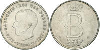 Belgien 250 Francs Baudouin I, Brussels, Silber, SS -