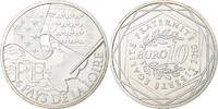 Frankreich 10 Euro Pays De La Loire, Paris, Silber, UNZ, KM:1665 -