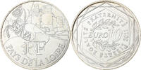 Frankreich 10 Euro Pays De La Loire, Paris, Silber, UNZ, KM:1746 -