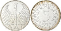 Bundesrepublik Deutschland 5 Mark Karlsruhe, Silber, VZ, KM:112.1 -