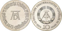 Democratic Republic of Germany 10 Mark Silber, VZ, KM:31 -