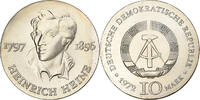 Democratic Republic of Germany 10 Mark Silber, VZ, KM:39 -