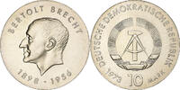Democratic Republic of Germany 10 Mark Silber, VZ, KM:45 -