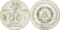 Democratic Republic of Germany 20 Mark Silber, VZ, KM:41 -