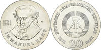 Democratic Republic of Germany 20 Mark Silber, VZ+, KM:53 -